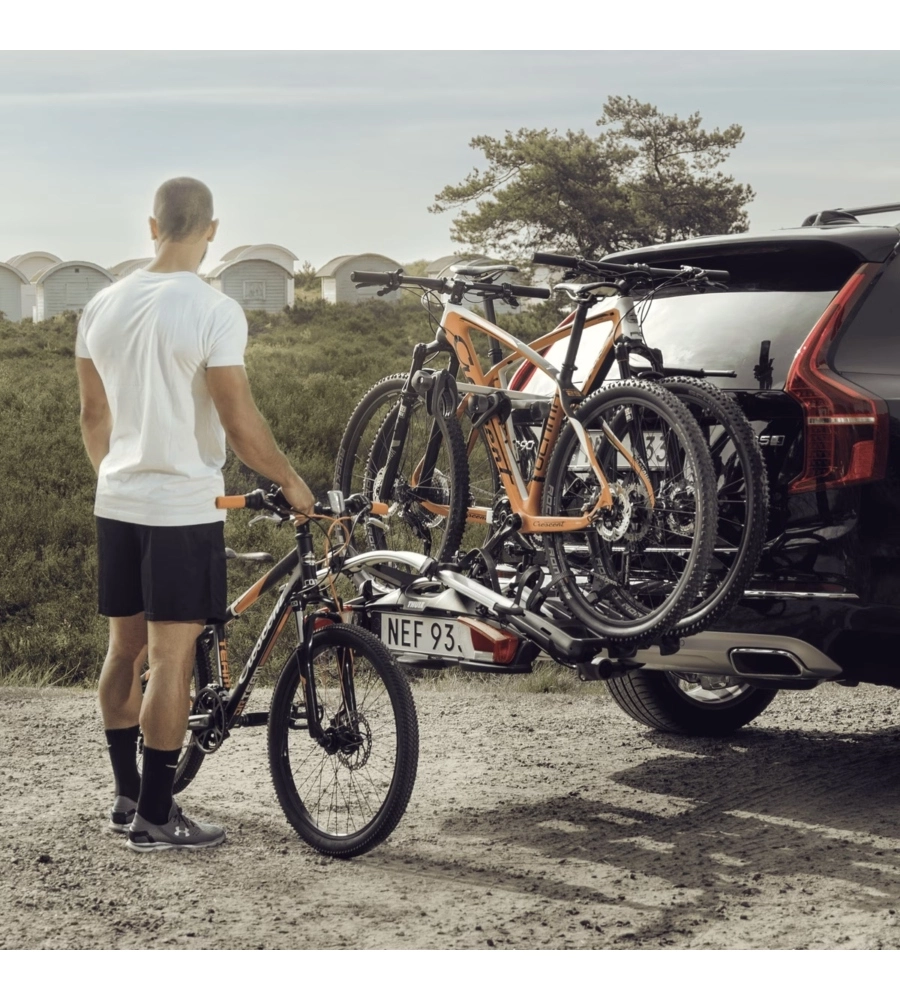 Portabici da gancio traino Thule "VeloCompact" 2 biciclette