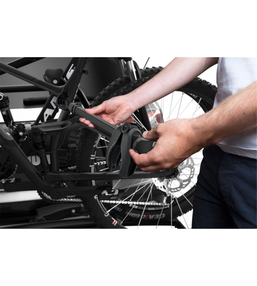 Portabici da gancio traino Thule "VeloSpace XT" nero 2 biciclette