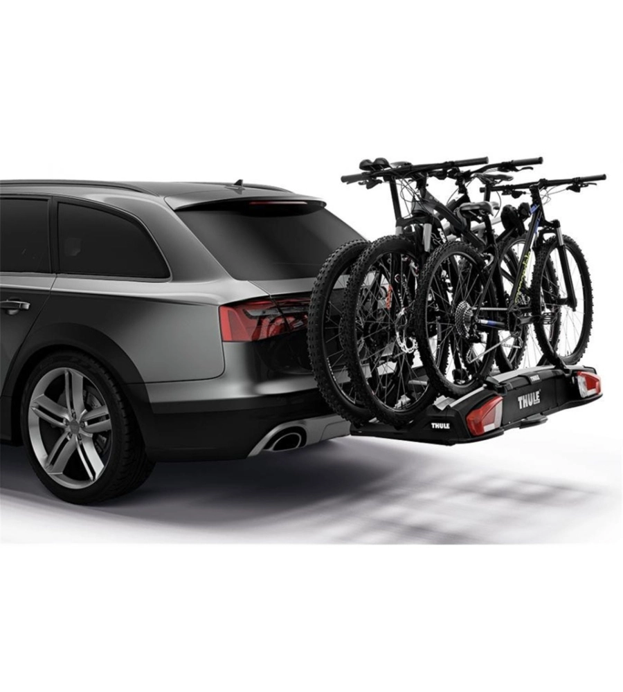 Portabici da gancio traino Thule "VeloSpace XT" grigio 3 biciclette