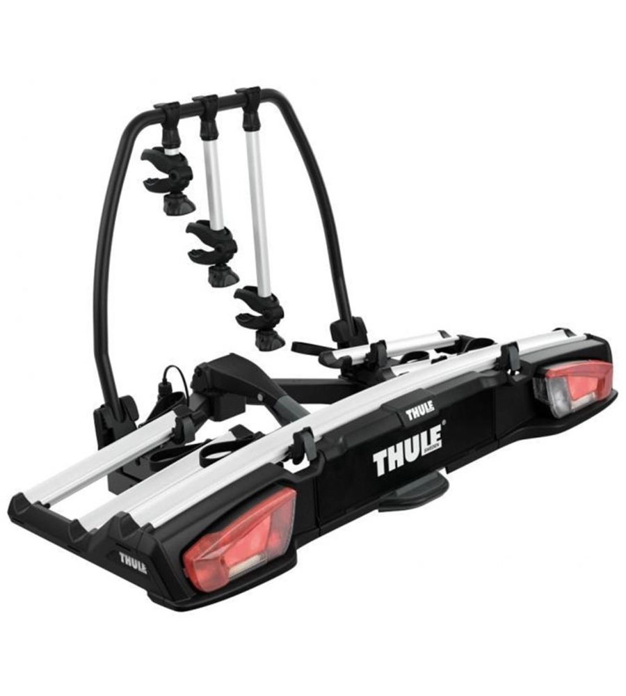 Portabici da gancio traino Thule "VeloSpace XT" grigio 3 biciclette
