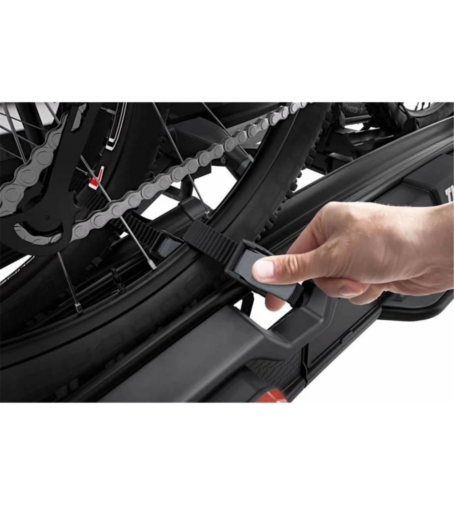 Portabici da gancio traino Thule "VeloSpace XT" nero 3 biciclette