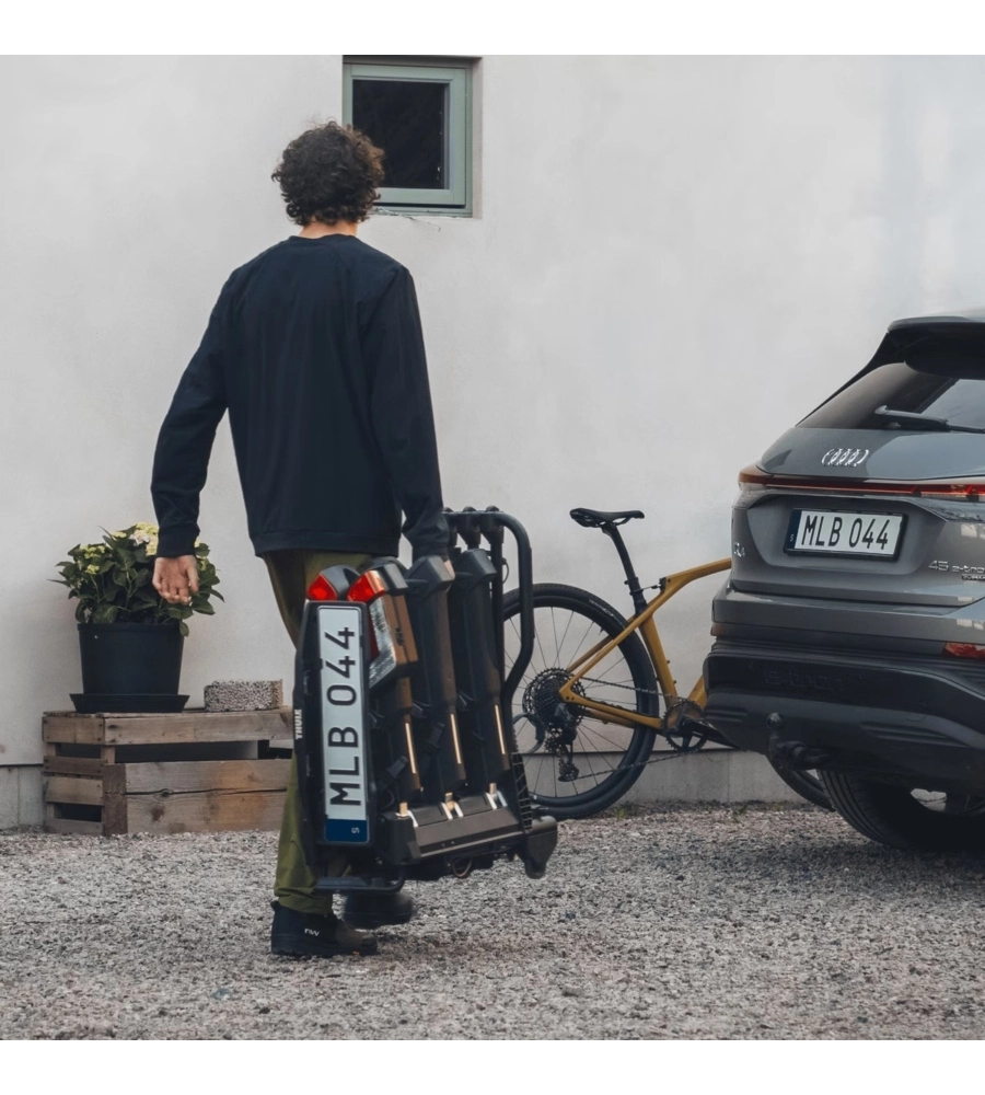 Portabici da gancio traino Thule "EasyFold 3" 3 biciclette