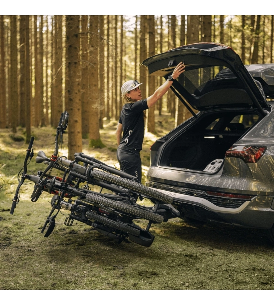 Portabici da gancio traino Thule "EasyFold 3" 3 biciclette