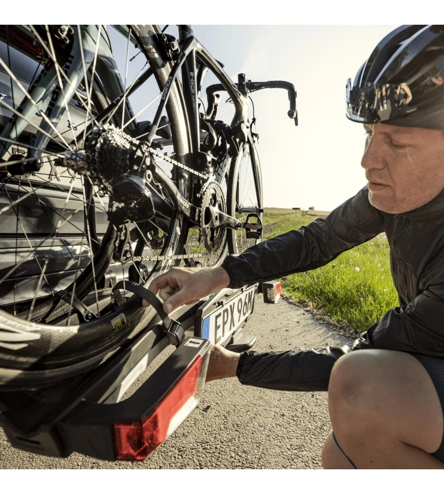 Portabici da gancio traino Fix4Bike Thule "EasyFold XT F" 2 biciclette