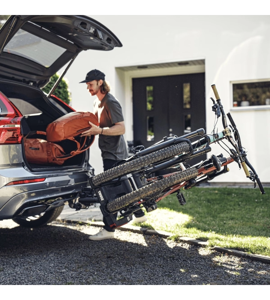 Portabici da gancio traino Fix4Bike Thule "EasyFold XT F" 2 biciclette