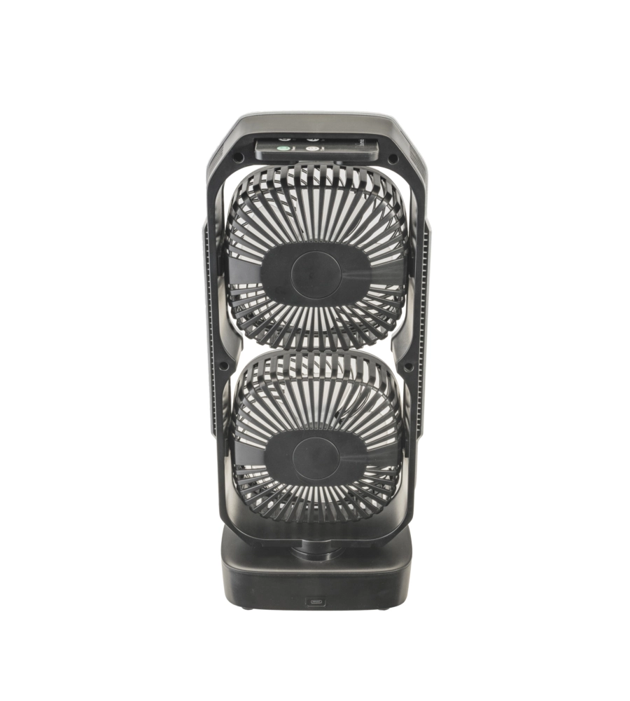 Ventilatore a piantana cordless Bimar doppia ventola orientabile