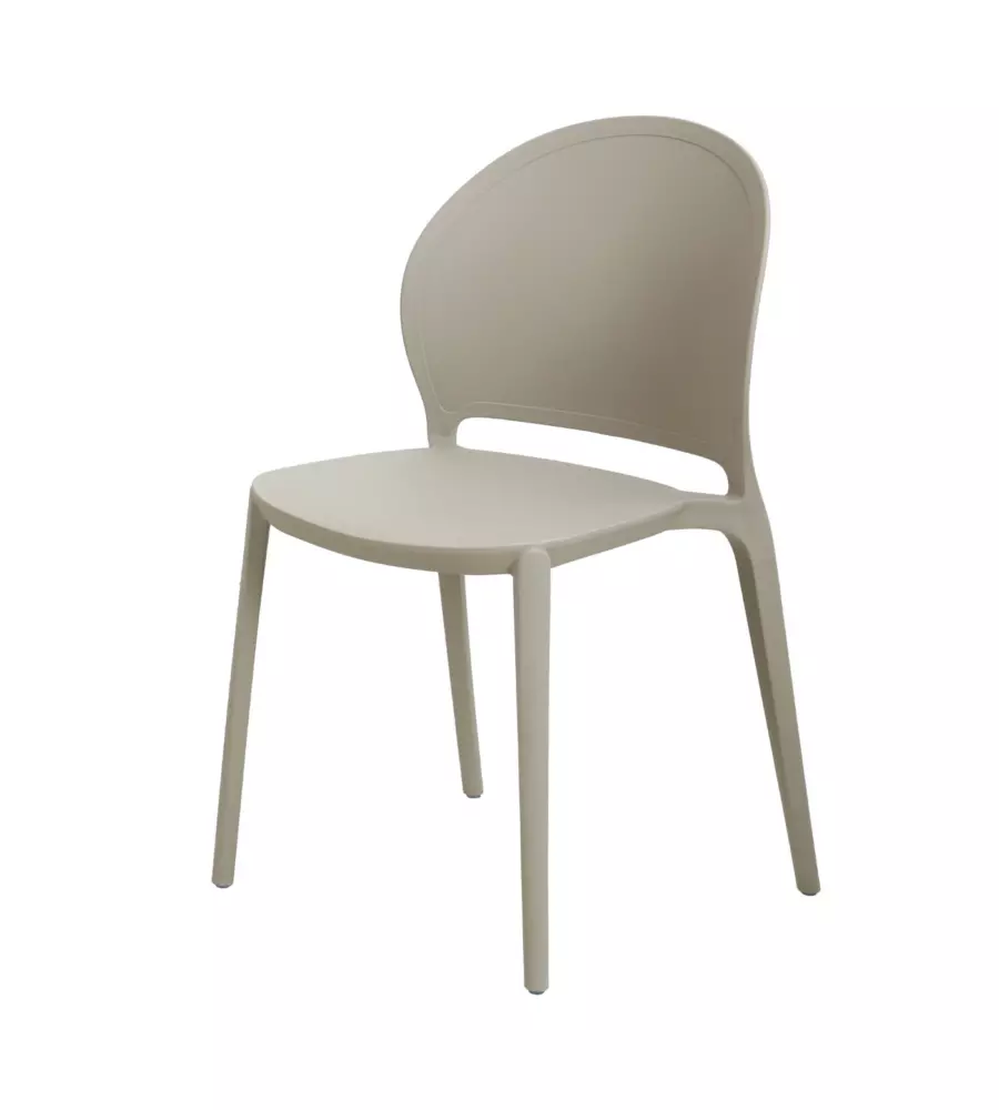 Sedia Bellahome "Sevilla" crema 38,5x50,5x82 cm