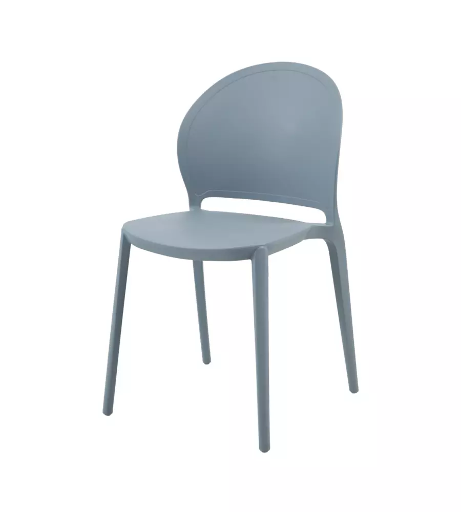 Sedia Bellahome "Sevilla" grigio chiaro 38,5x50,5x82 cm