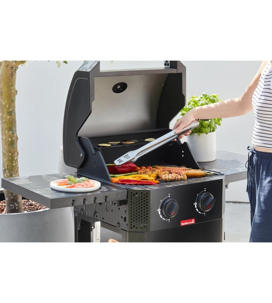 Barbecue a gas Barbecook "Luca 210" nero 2 fuochi