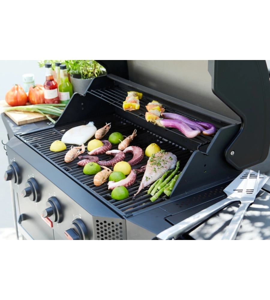 Barbecue a gas Barbecook "Luca 412" nero 5 fuochi