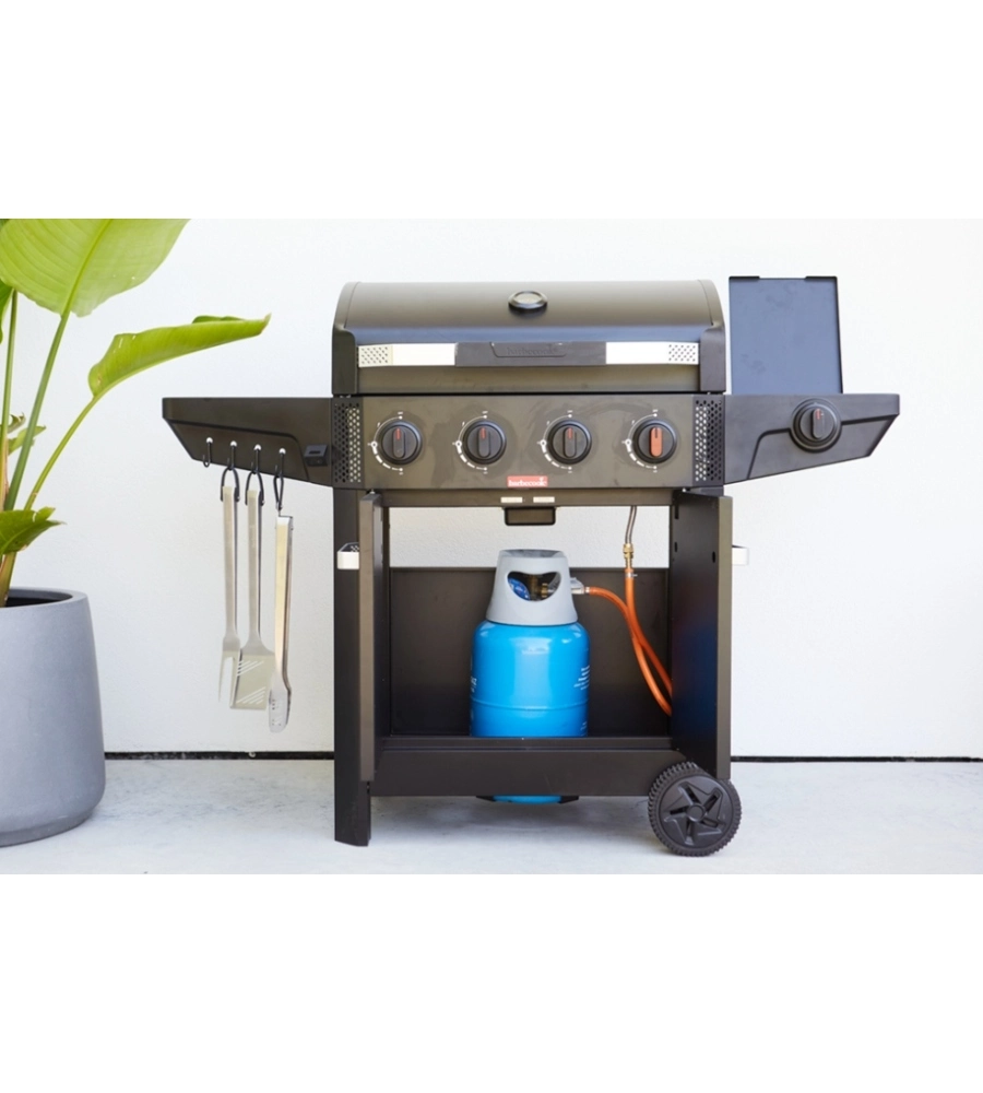 Barbecue a gas Barbecook "Luca 412" nero 5 fuochi