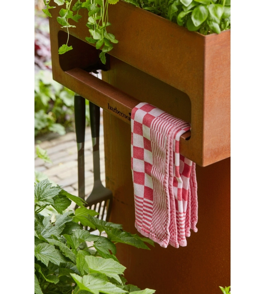 Barbecue a legna Barbecook "Nestor Island" con piano di lavoro 80x90 cm