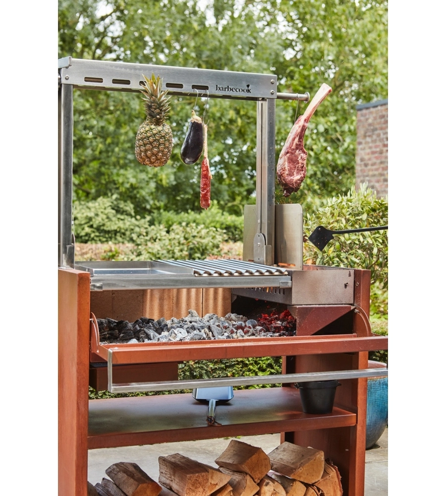 Barbecue a legna Barbecook "Pedro" con griglia 64x44,5 cm