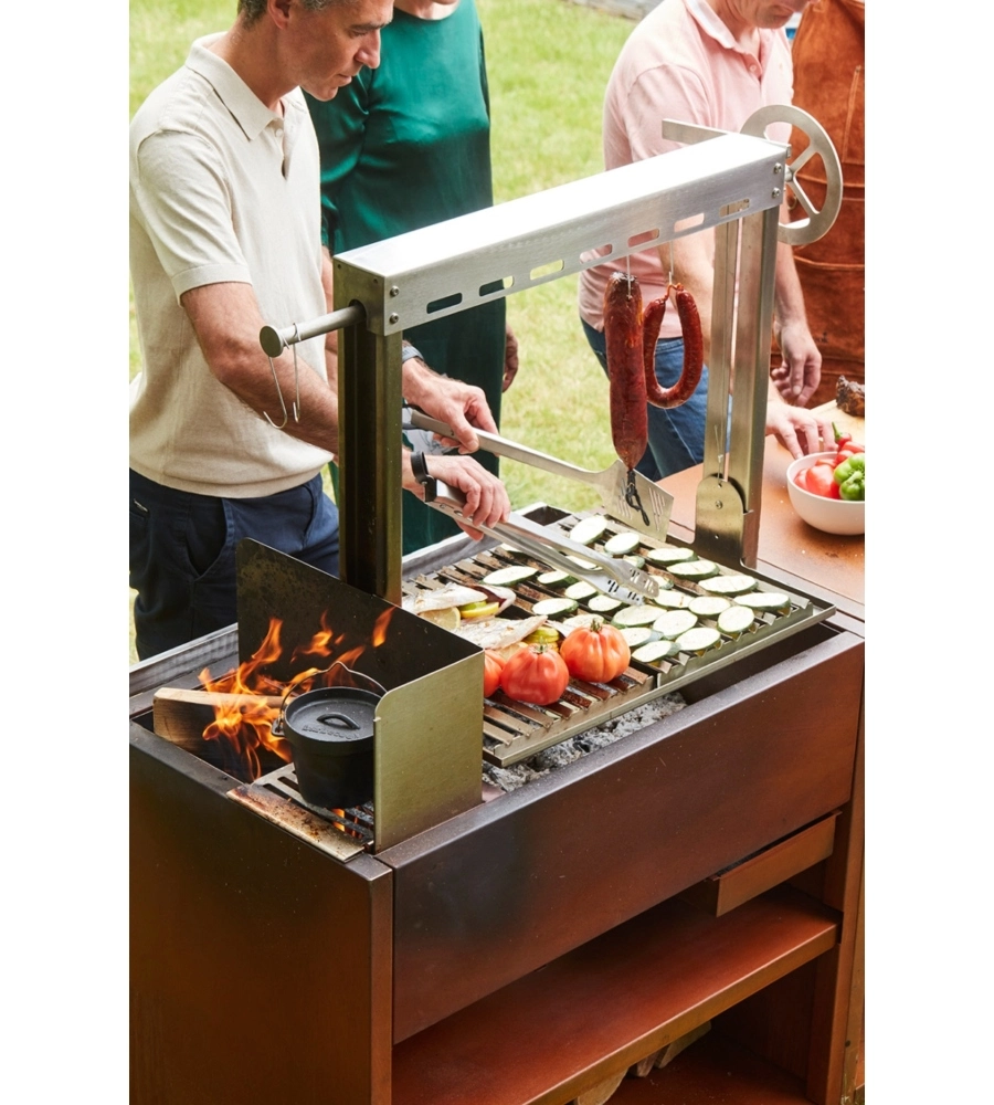 Barbecue a legna Barbecook "Pedro" con griglia 64x44,5 cm