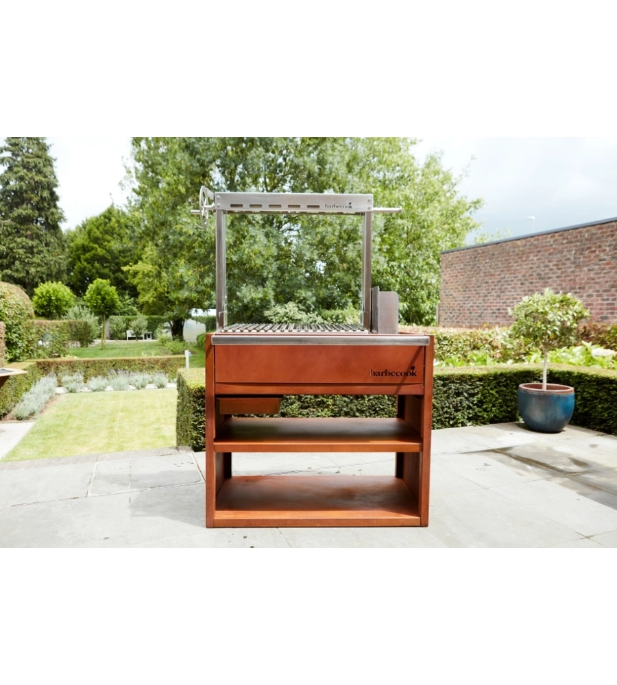 Barbecue a legna Barbecook "Pedro" con griglia 64x44,5 cm