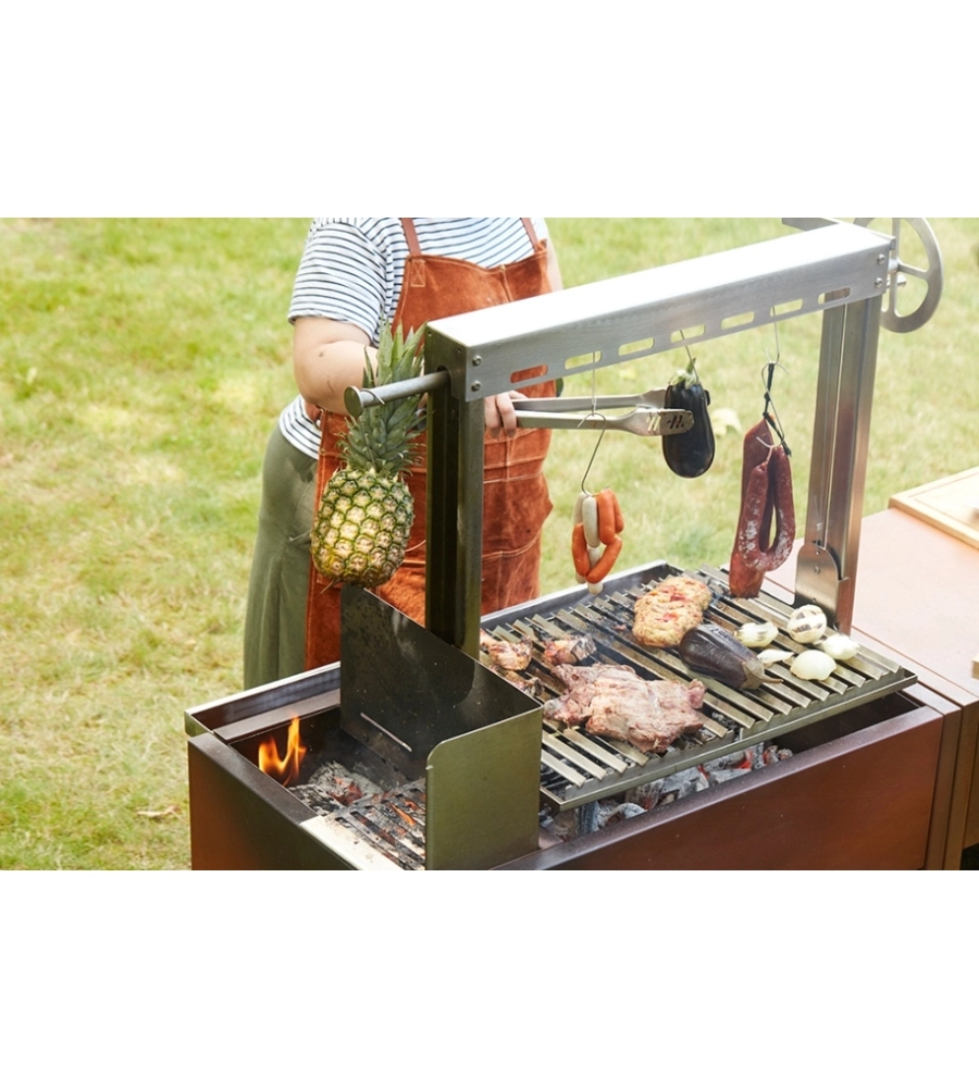 Barbecue a legna Barbecook "Pedro" con griglia 64x44,5 cm
