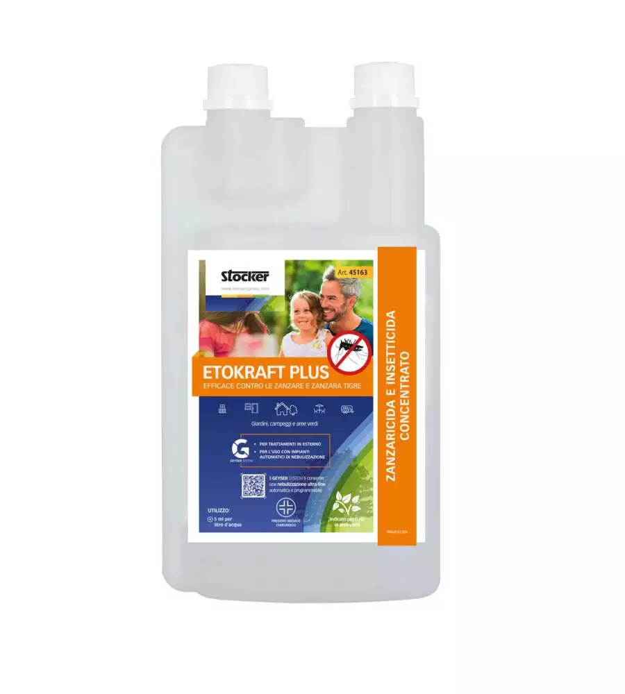 Repellente antizanzare Stocker "Etokraft Plus" 1 lt
