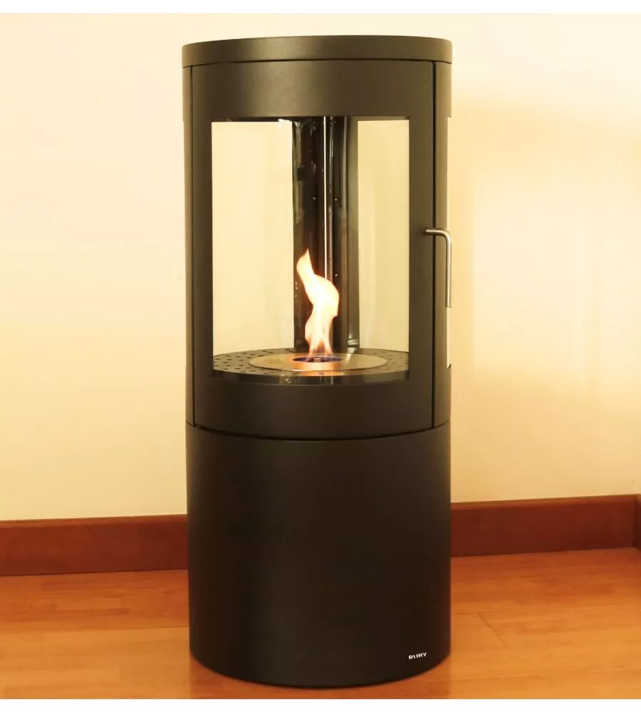 Stufa a bioetanolo Tecno Air System "Ruby Lagazuoi" nero 3000W