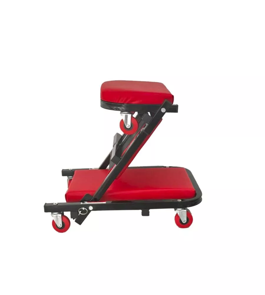 Sedia da officina convertibile con ruote Essenza 45,5x41x38 cm