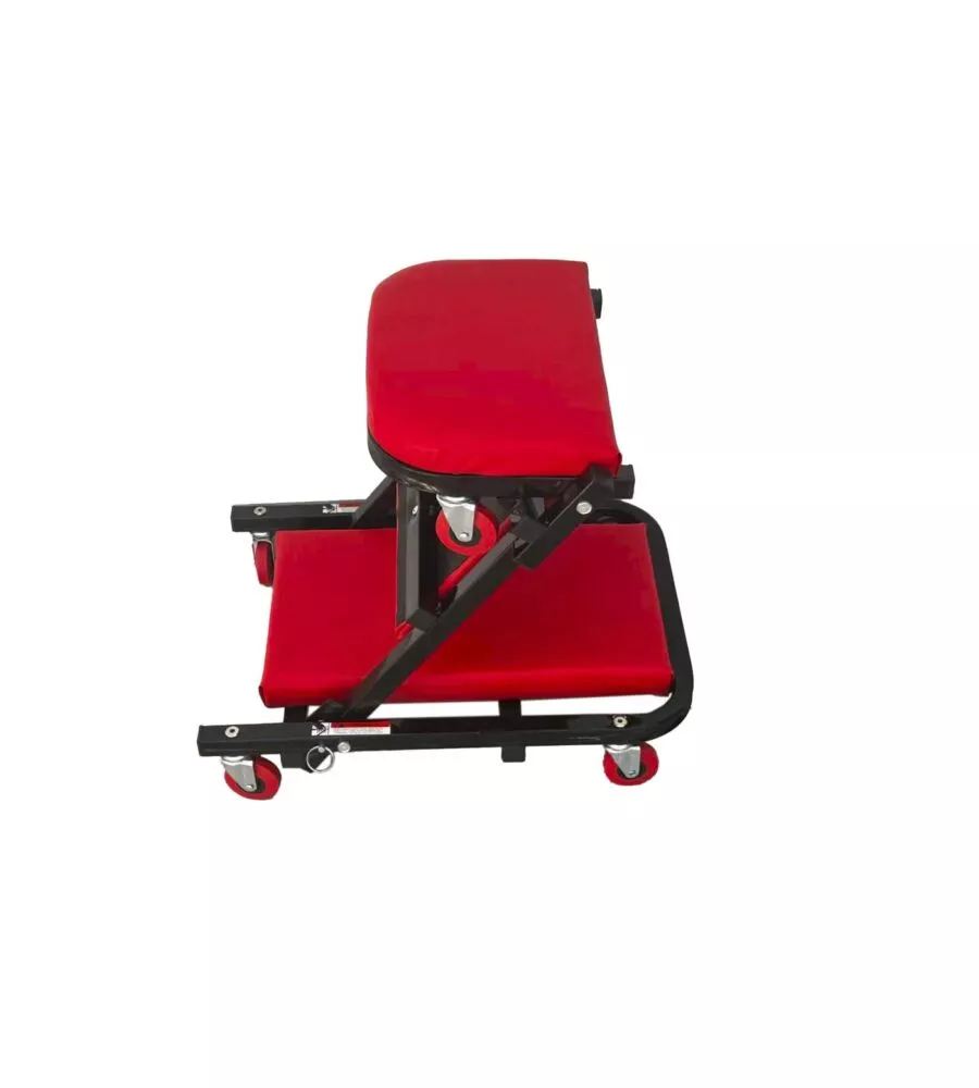 Sedia da officina convertibile con ruote Essenza 45,5x41x38 cm