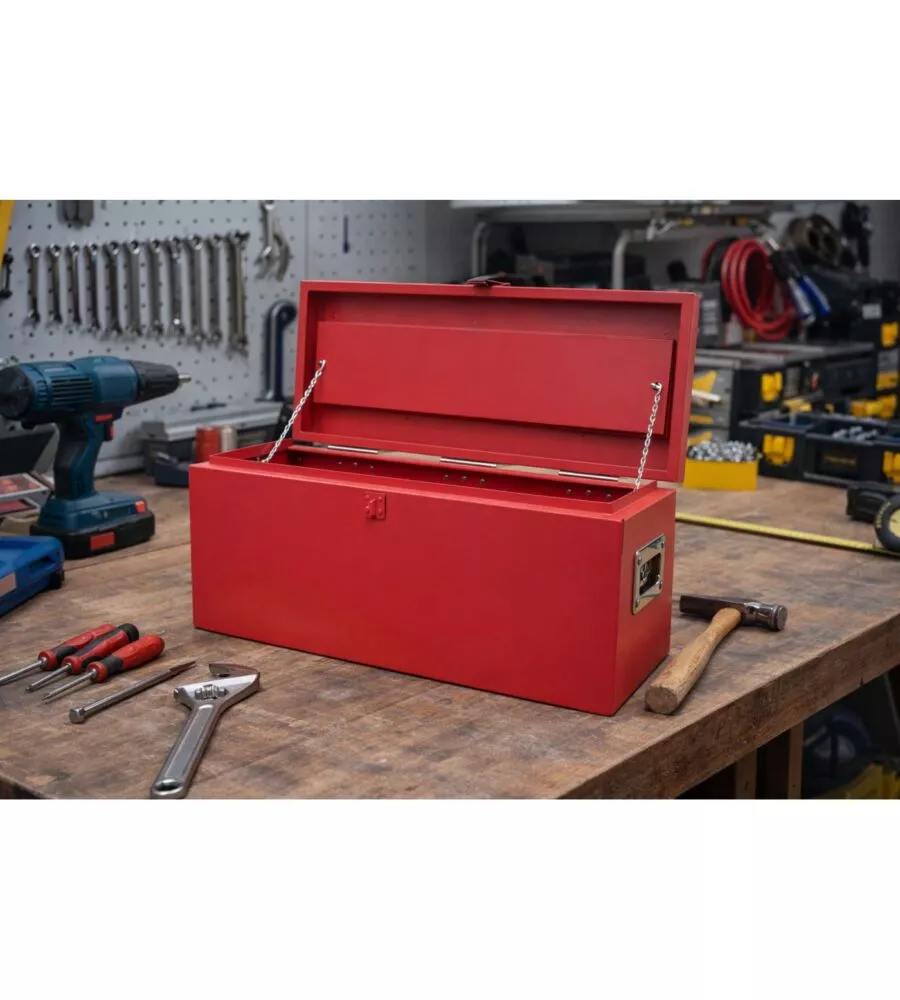 Baule porta attrezzi in acciaio Essenza portata 100 kg 62x24,5x28 cm