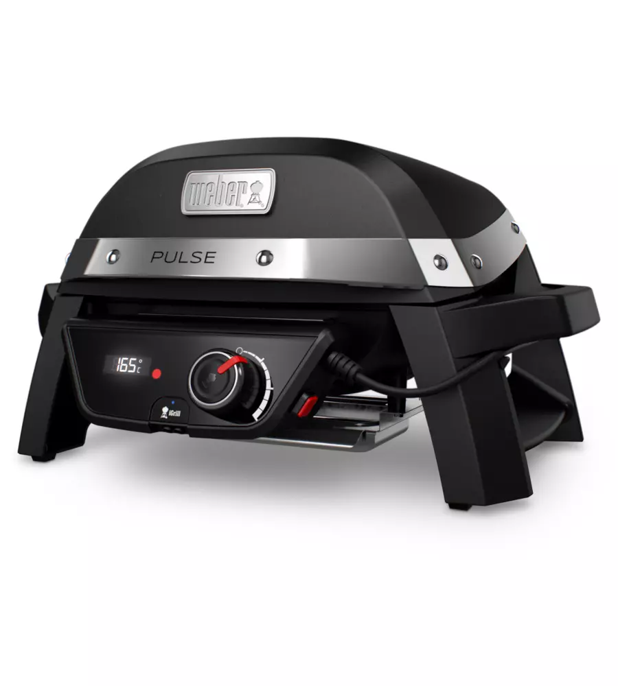 Barbecue elettrico Weber "Pulse 1000" nero con griglia 41x31 cm