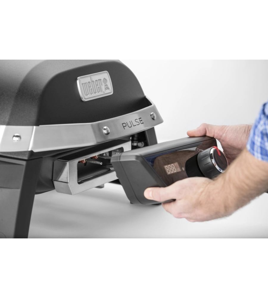 Barbecue elettrico Weber "Pulse 1000" nero con griglia 41x31 cm