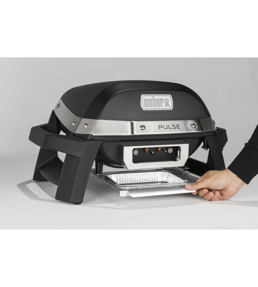 Barbecue elettrico Weber "Pulse 1000" nero con griglia 41x31 cm