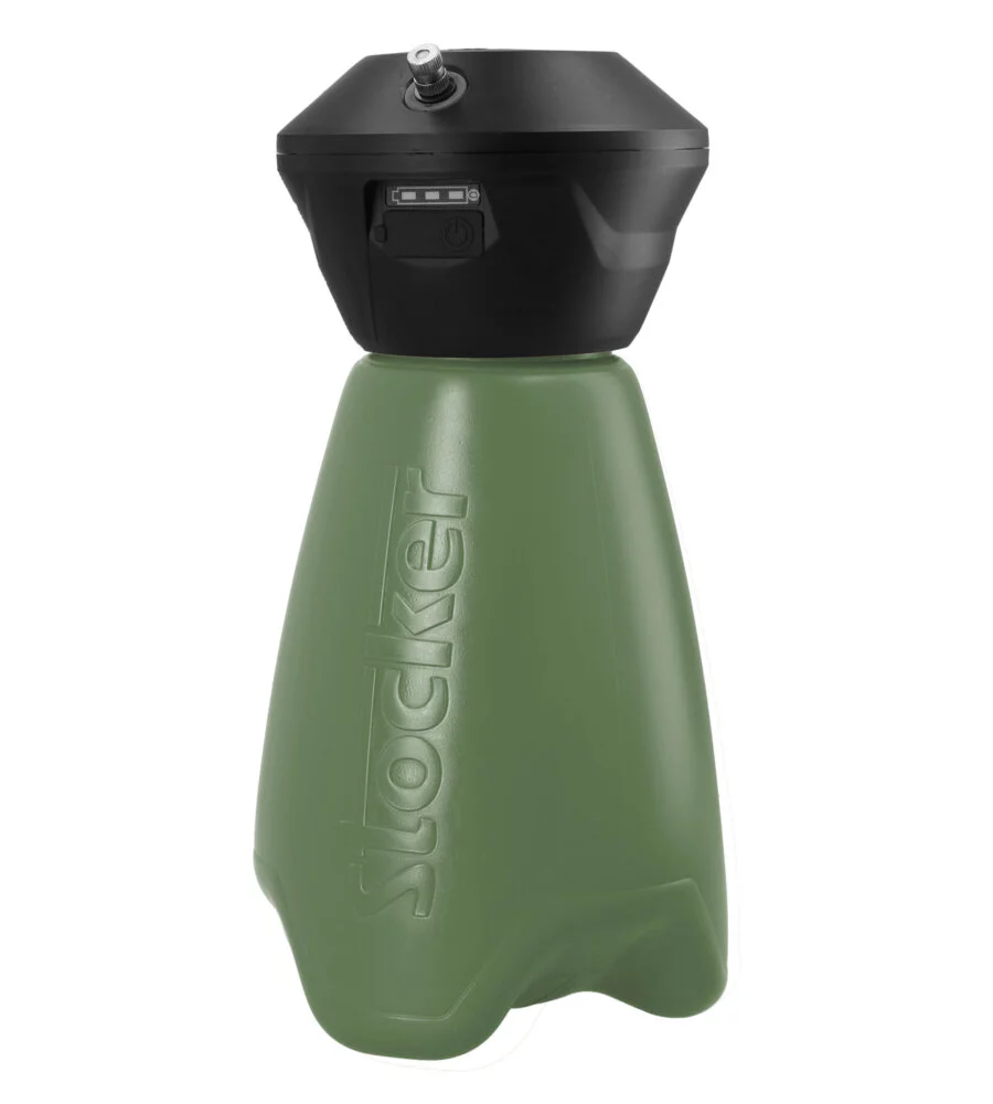 Geyser nebulizzatore antizanzare a batteria portatile Stocker verde 2l 2,5 bar 3,6V 2,5 Ah