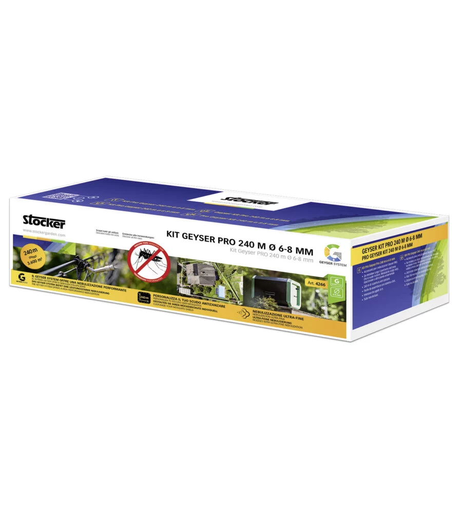 Kit per impianti Stocker "Geyser Pro" 240 mt
