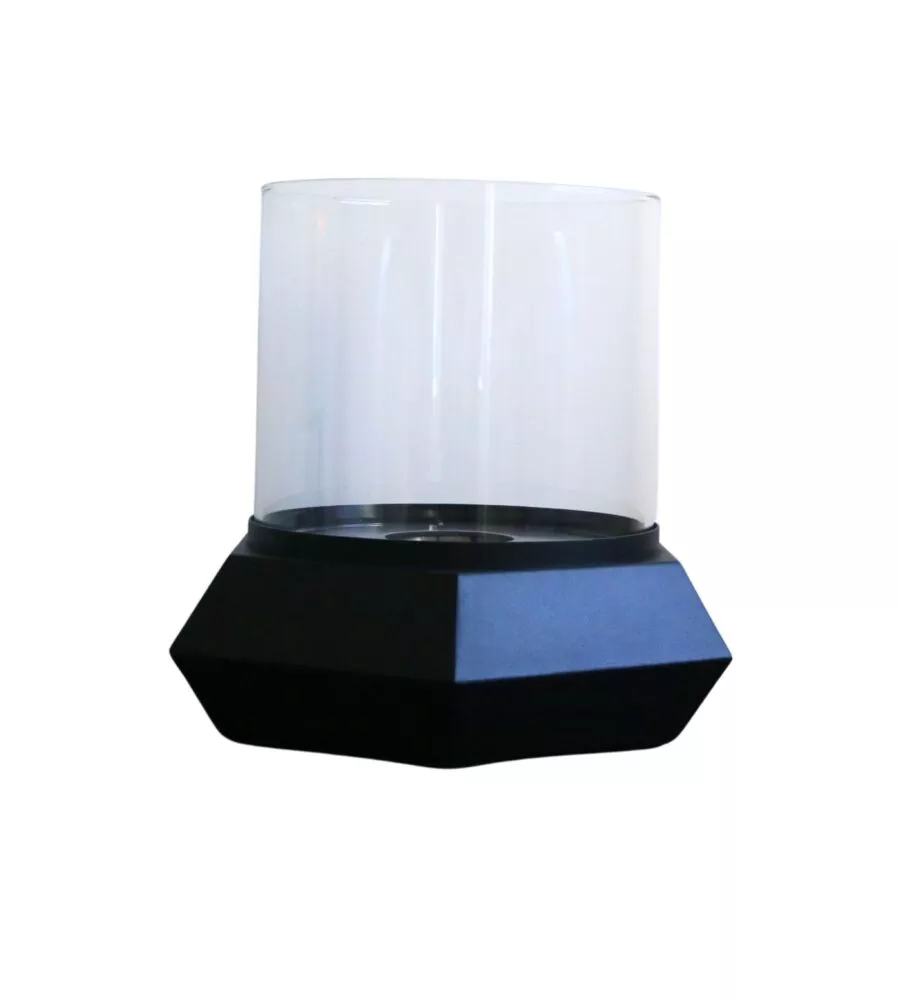 Biocamino da tavolo Tecno Air System "Ruby Circeo" nero 33x33x33,4 cm