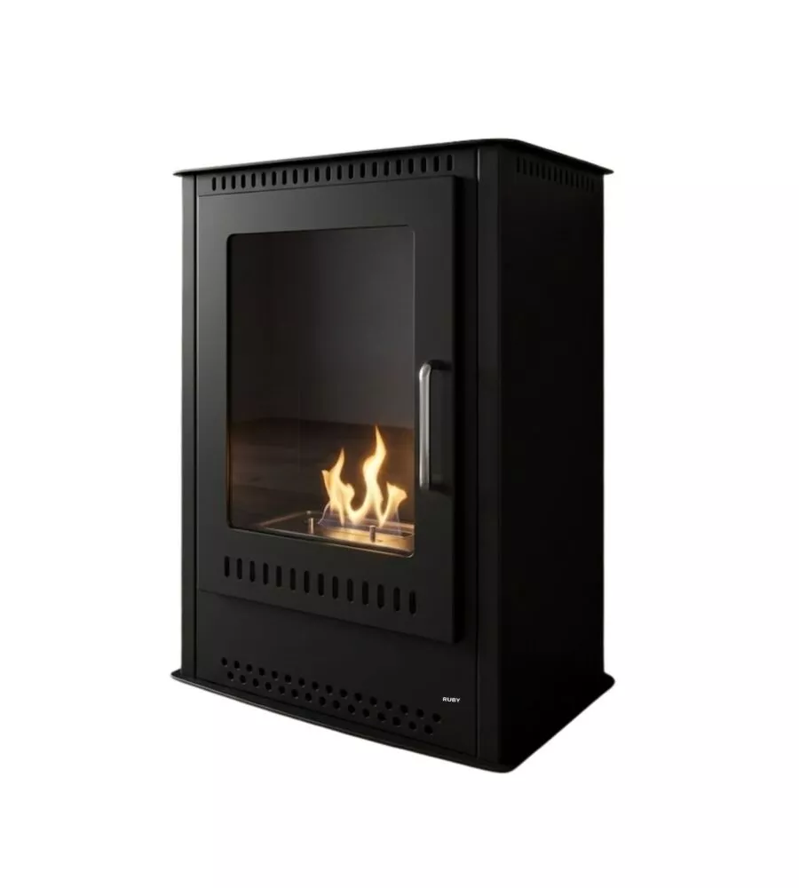 Biostufa Tecno Air System "Ruby Delta" nero 48x30x61 cm