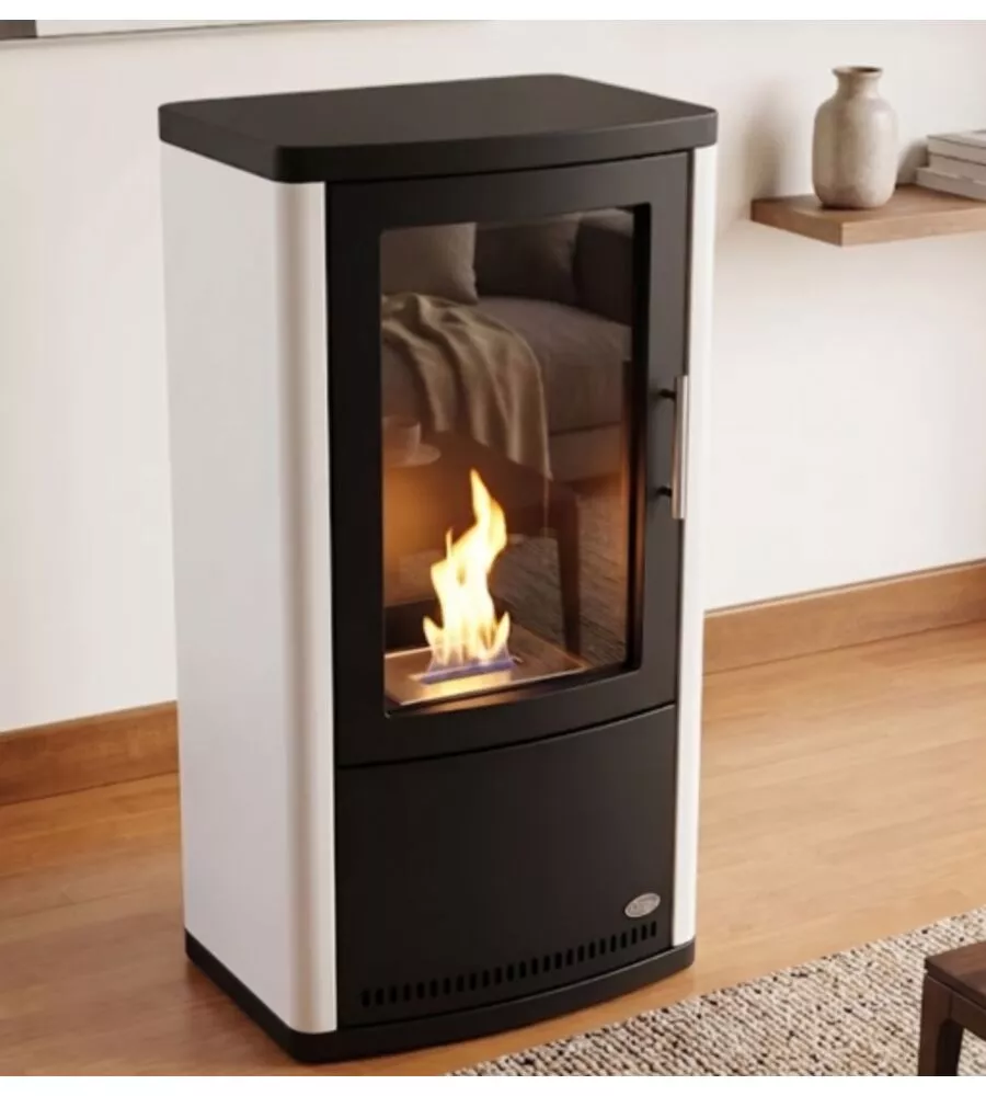 Biostufa Tecno Air System "Ruby Tofane" bianco 50x32x97 cm