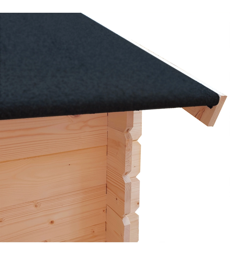 Casetta in legno da giardino Alce "Michelle" in abete 396x249x236 cm