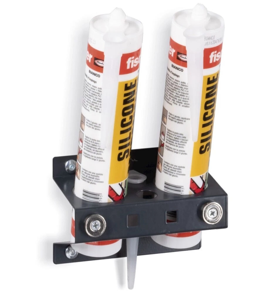 PORTA SILICONE INCLINATO A 2 POSTI FAMI