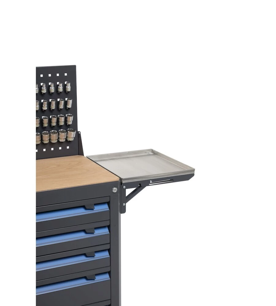 MENSOLA PIEGHEVOLE IN ACCIAIO INOX SATINATO FAMI 391 41,9X37,8X15,8 CM