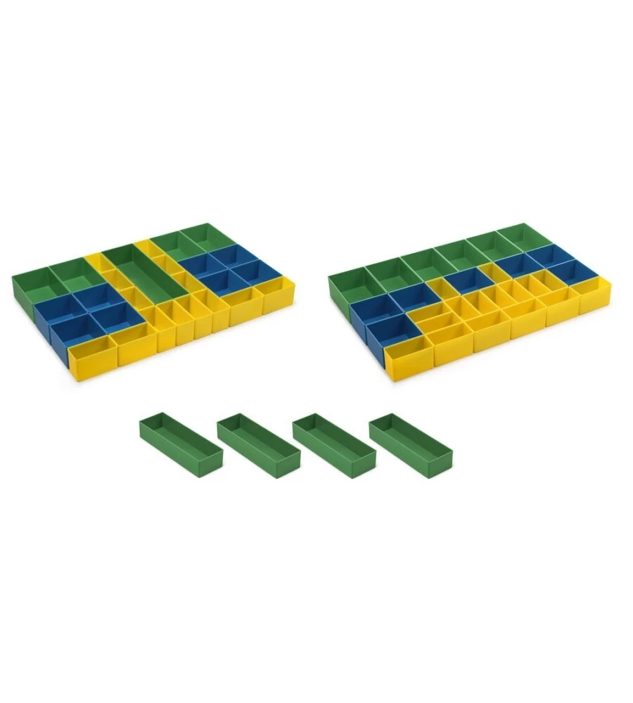 KIT 60 VASCHETTE PORTAMINUTERIA IN PLASTICA FAMI 391