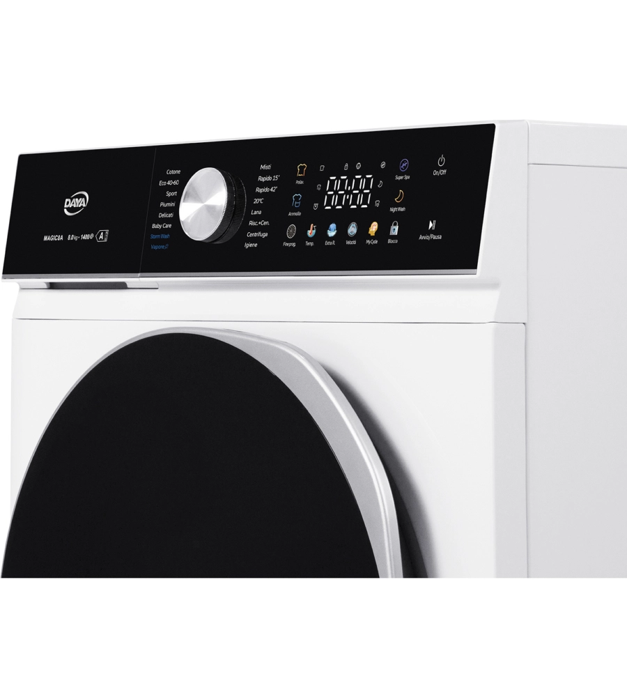 Lavatrice Daya "MAGIC8A2" carico 8 kg