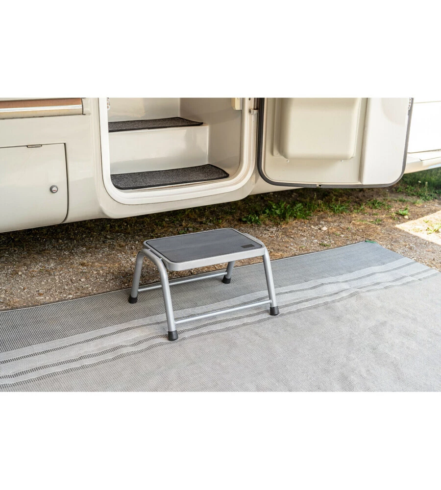 Scaletta singola per caravan in acciaio Lampa portata 150 kg - cod. 40706