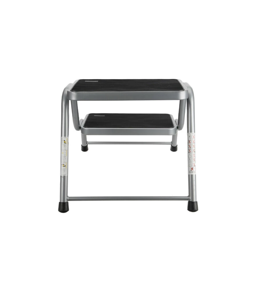Scaletta doppia per caravan in acciaio Lampa portata 150 kg - cod. 40707