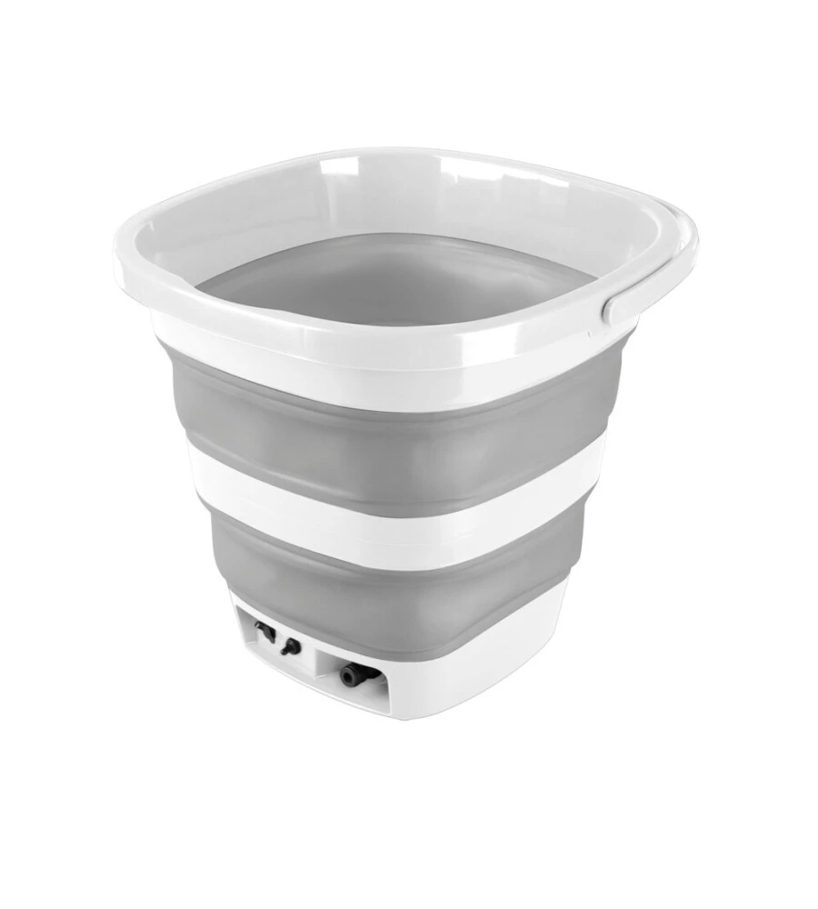 Secchio pieghevole con pompa a batteria ricaricabile Lampa "Aquarover" 15 litri - cod. 40729