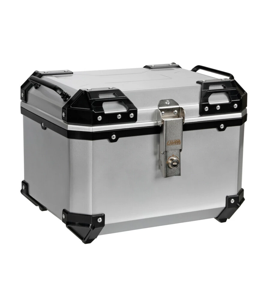 Baule porta oggetti per moto Lampa "T-Box 45S" argento 45 litri - cod. 91668