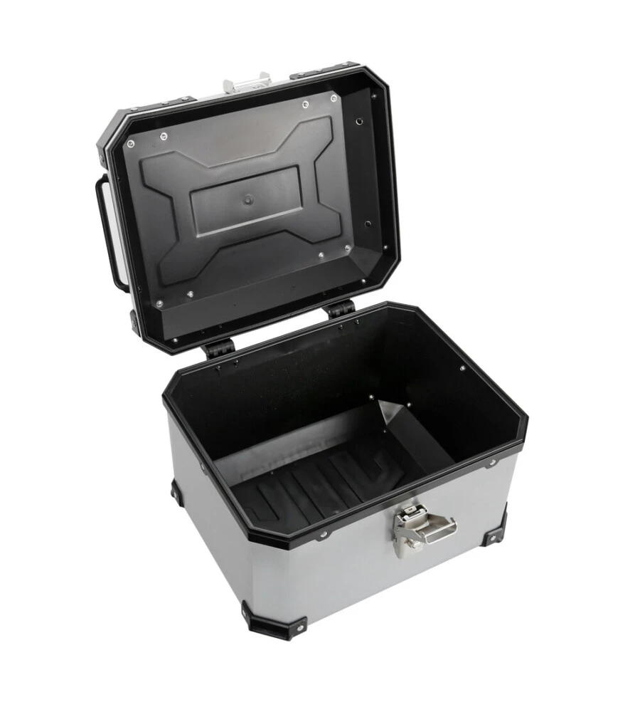 Baule porta oggetti per moto Lampa "T-Box 45S" argento 45 litri - cod. 91668