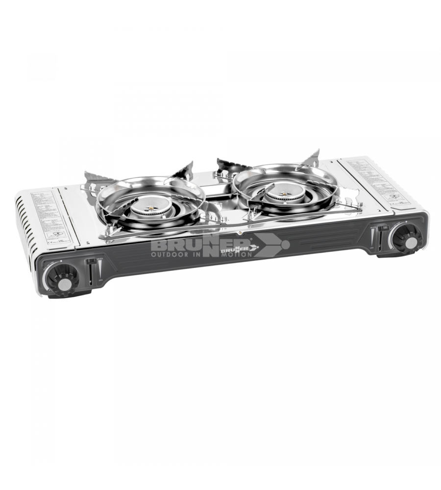 Fornello da campeggio Brunner "Devil Double SD" 2 fuochi