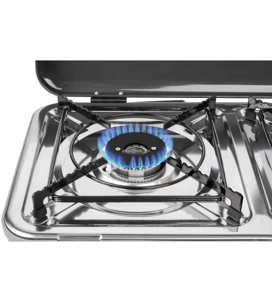 Fornello a gas Brunner "Devil Kookmaster Standalone 30" 2 fuochi 30 mbar