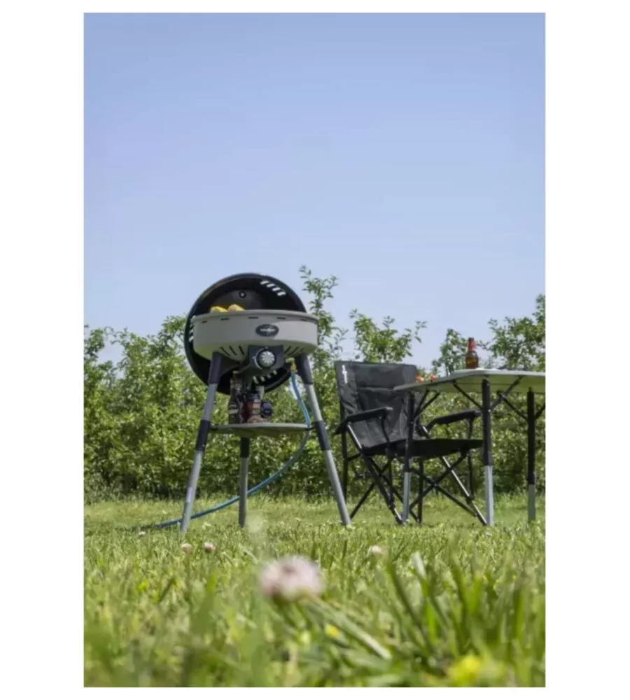 Barbecue a gas Brunner portatile "Devil BBQruiser HT" con griglia reversibile 62x59 cm