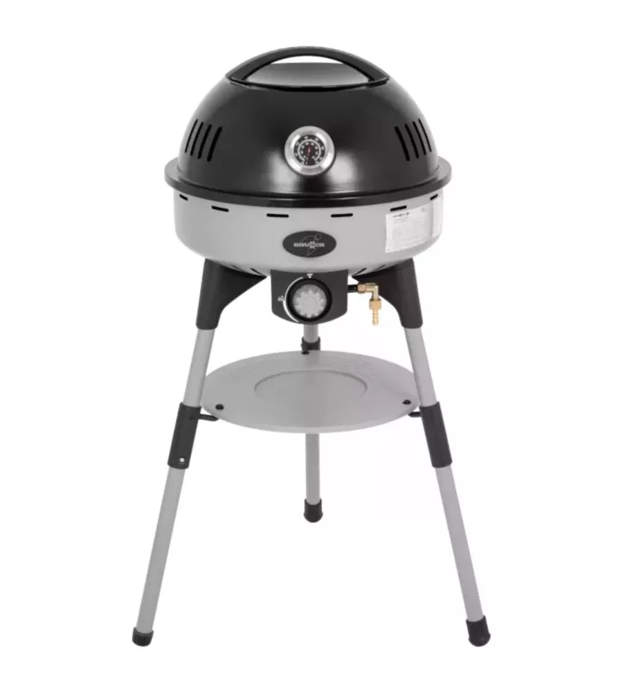 Barbecue a gas Brunner portatile "Devil BBQruiser HT" con griglia reversibile 62x59 cm