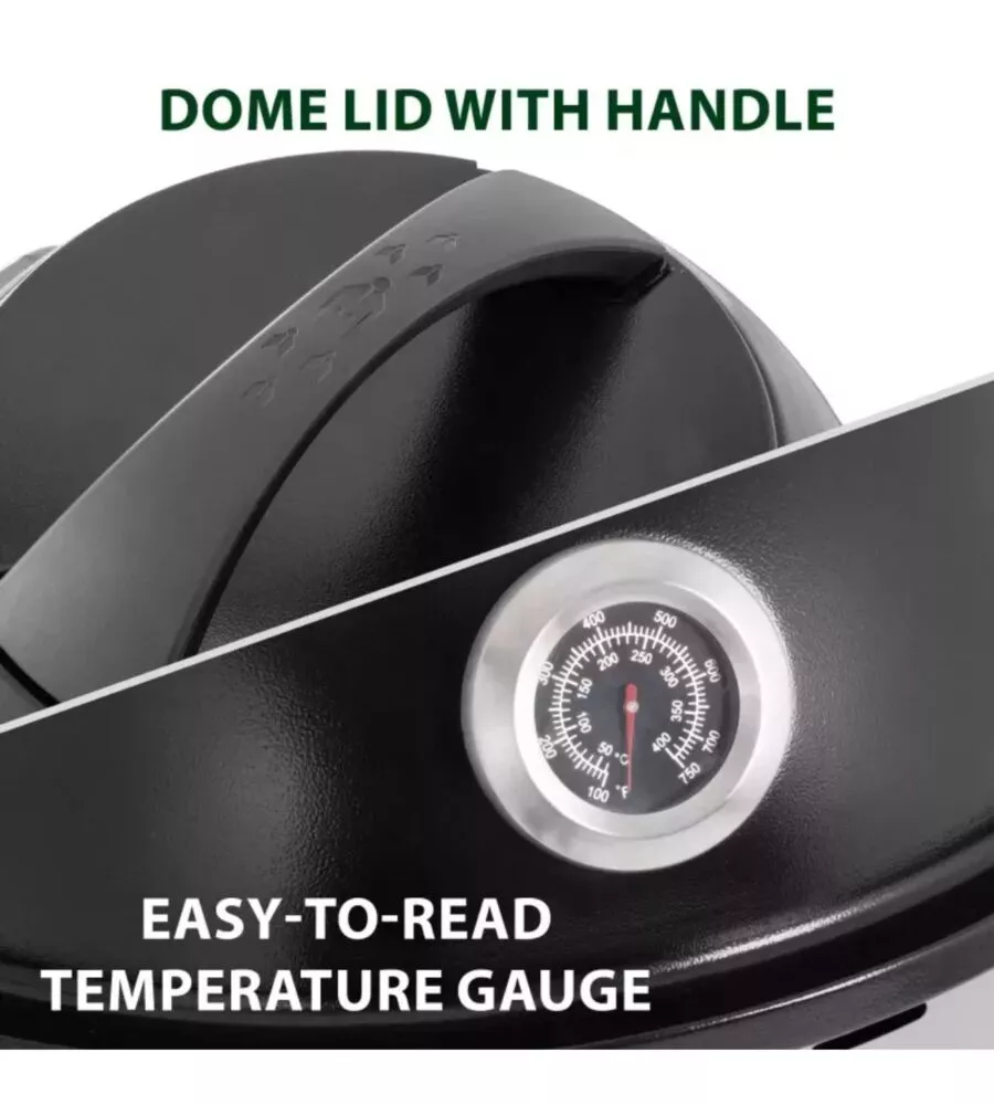 Barbecue a gas Brunner portatile "Devil BBQruiser HT" con griglia reversibile 62x59 cm
