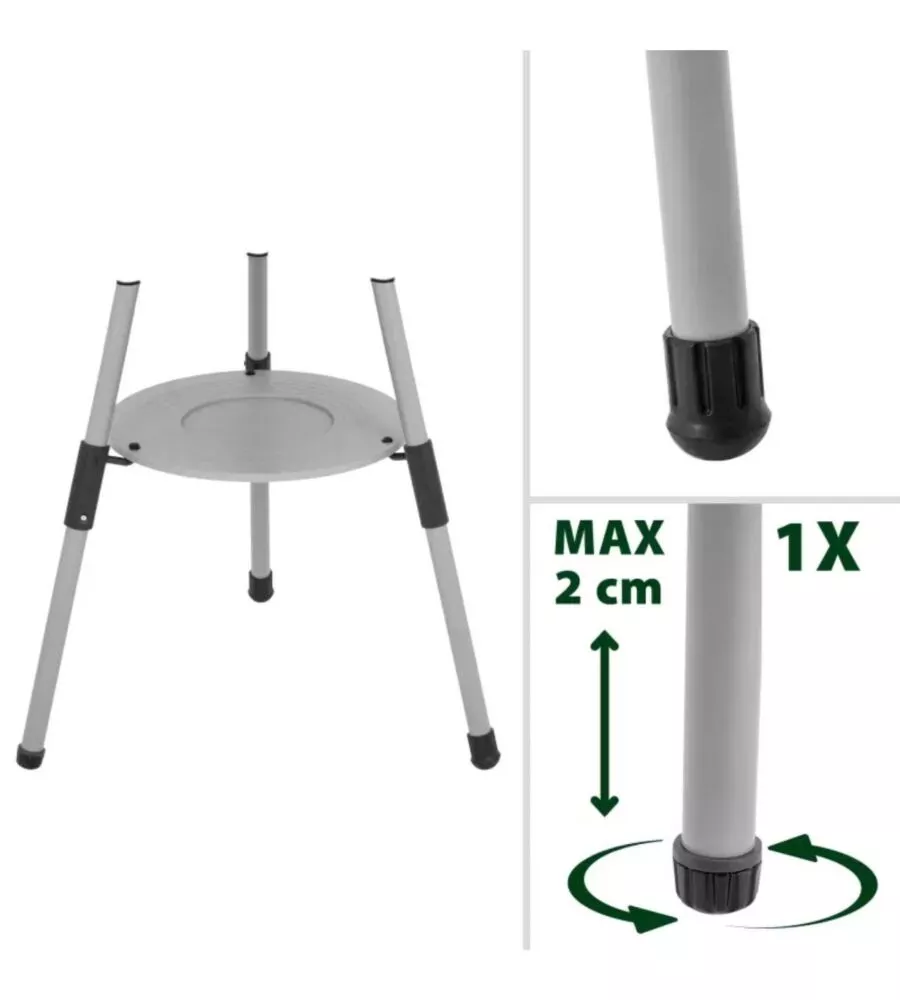 Barbecue a gas Brunner portatile "Devil BBQruiser HT" con griglia reversibile 62x59 cm