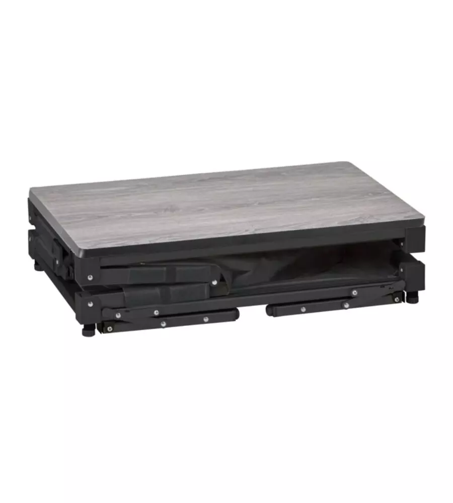 Cucina da campeggio pieghevole Brunner "Elutop compack cube" nero 1 scomparto 65x45x81 cm